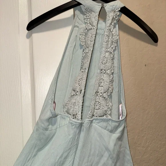 Forever 21 Mint Green Lace Detail Dress - Picture 4 of 5